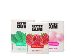 מבצע Better Gum - מסטיק בלי פלסטיק ללא סוכר