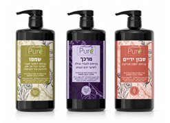 מבצע נטורלי פיור - שמפו/מרכך/ג`ל רחצה/סבון ידיים