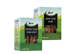מבצע קרקר שיפון / 5 דגנים אורגני - אביב
