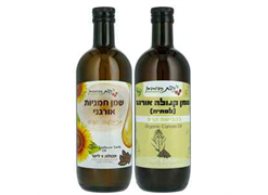 מבצע שמן קנולה / חמניות אורגני, 1 ל` - ניצת הדובדבן*