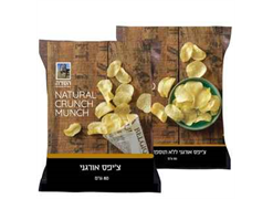 מבצע חטיף צ`יפס/ללא תוספת מלח אורגני 80 גרם - השדה