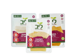 מבצע פרוסות צ`דר/ צהובה/ מוצרלה טבעונית - ליב