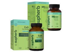 מבצע ויטמין סי ודי + אבץ 100 כמוסות - סופהרב