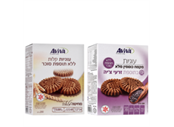 מבצע עוגיות כוסמין/ חיטה מלאה ללא תוספת סוכר - אביבה