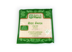 דפי אורז מרובעים קוטר 22 לנמנעים מגלוטן - טייסט אוף אסיה