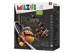 דגני בוקר כדורי קקאו שיפון אורגני - מילזו