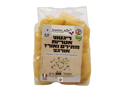 אטריות ריגטוני מתירס ואורז אורגניות ללא גלוטן - ניצת הדובדבן