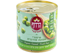 שימורי אפונה אורגני ללא תוספת סוכר - הרדוף