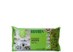 מגבונים לניקוי, מסיר שומנים 60 דף - ביו וייב