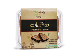 מיני עראייס טבעוני בתוספת ספירולינה בפיתה כוסמין אביב ירוק