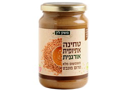 טחינה אתיופית אורגנית מלאה 350 גרם - משק לין
