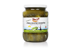 מלפפונים במלח אורגני ללא תוספת סוכר בצנצנת - תבואות