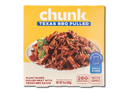 בשר מפורק מן הצומח ברוטב טקסס ברביקיו 312 גרם - צ'אנק