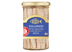 נתחי טונה בהירה במי מלח 140 גרם משקל מסונן- מרו מרה