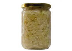 כרוב לבן מותסס קלאסי בצנצנת 450 גר מסונן - פעמוני