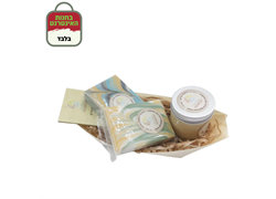 מארז 2 סבונים צלופן ונר עיסוי- אביטל רמדי