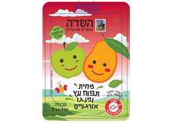 סמוטיז תפוח עץ ומנגו אורגני ללא תוספת סוכר- השדה