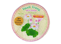 דפי אורז עם כורכום ללא גלוטן