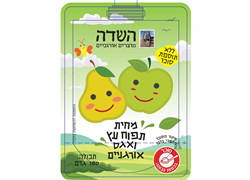 סמוטיז תפוח עץ ואגס אורגני ללא תוספת סוכר- השדה