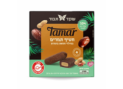 מארז חטיפי תמר במילוי חמאת בוטנים 6*25 גרם - שקד תבור