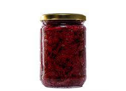 כרוב סגול מותסס קלאסי בצנצנת 450 גרם מסונן - פעמוני