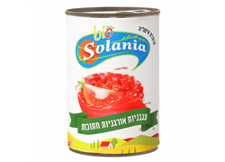 עגבניות אורגניות חתוכות בשימורים סולניה 