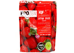 תות שדה מוקפא בדצ חתם סופר - פרוזן