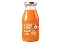 מיץ תפוזים וגזר אורגני 250 מל - איי סקוויז