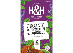 תה צאי וליקוריץ אורגני 20 שקיקים - הית' אנד הית'ר
