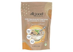 תערובת להכנת דייסת שיבולת שועל עם קקאו, בננה וצ'יה אורגני - אול גוד