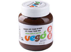 מבצע ממרח אגוזי לוז וקקאו קראנצ`י טבעוני אורגני - ויגו