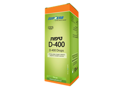 ויטמין די 400 טיפות בדצ 20 מל, סופהרב