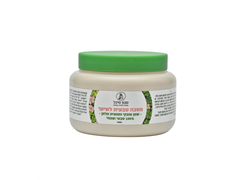 מסיכה טבעית לשיער עם שמן צובקי ותמצית תלתן - מיכל סבון טבעי