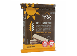 מבצע וופלים אורגניים מכוסמין במילוי חרובים 200 גרם - קצ