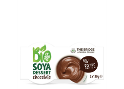מעדן סויה בטעם שוקו אורגני לנמנעים מגלוטן זוג - דה ברידג`