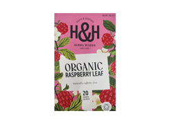 תה עלי פטל אורגני 20 שקיקים - הית' אנד הית'ר