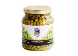 אפונה ירוקה אורגנית בצנצנת - השדה