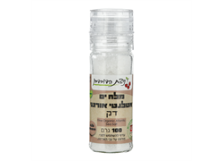 מלח ים אטלנטי אורגני דק 100 גרם במטחנה - ניצת הדובדבן