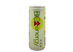 משקה מוגז בטעם מלפפון ליים ומנטה אורגני - ביו אנרג'י