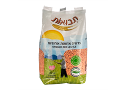עדשים אדומות אורגניות - תבואות