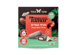 מארז חטיפי תמר במילוי חמאת קוקוס 6*25 גרם - שקד תבור
