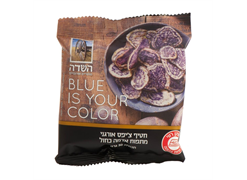 מבצע חטיף צ`יפס אורגני מתפו`א כחול 30 גרם - השדה