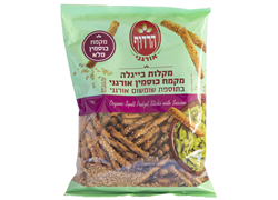 בייגלה מקלות מקמח כוסמין אורגני עם שומשום - הרדוף