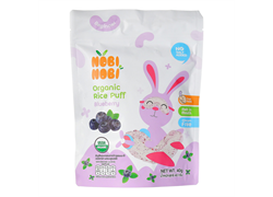 חטיפי אורז בטעם אוכמניות אורגני ללא גלוטן - נובי נובי