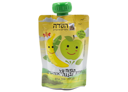 סמוטיז תפו'ע ובננה אורגני ללא תוספת סוכר - השדה