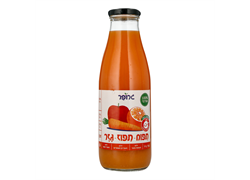 מיץ תפוח, תפוז וגזר אורגני 750 מל - גרופר