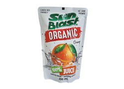 מיץ תפוזים אורגני 200 מ`ל - סאן בלאסט