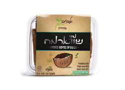 מיני שווארמה טבעונית בתוספת ספרולינה בפיתה כוסמין - אביב ירוק 