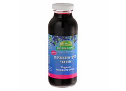 מיץ אוכמניות אורגני 100% - ביוטרנטינו