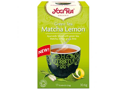 תה ירוק מאצ`ה אורגני עם לימון - יוגי תה